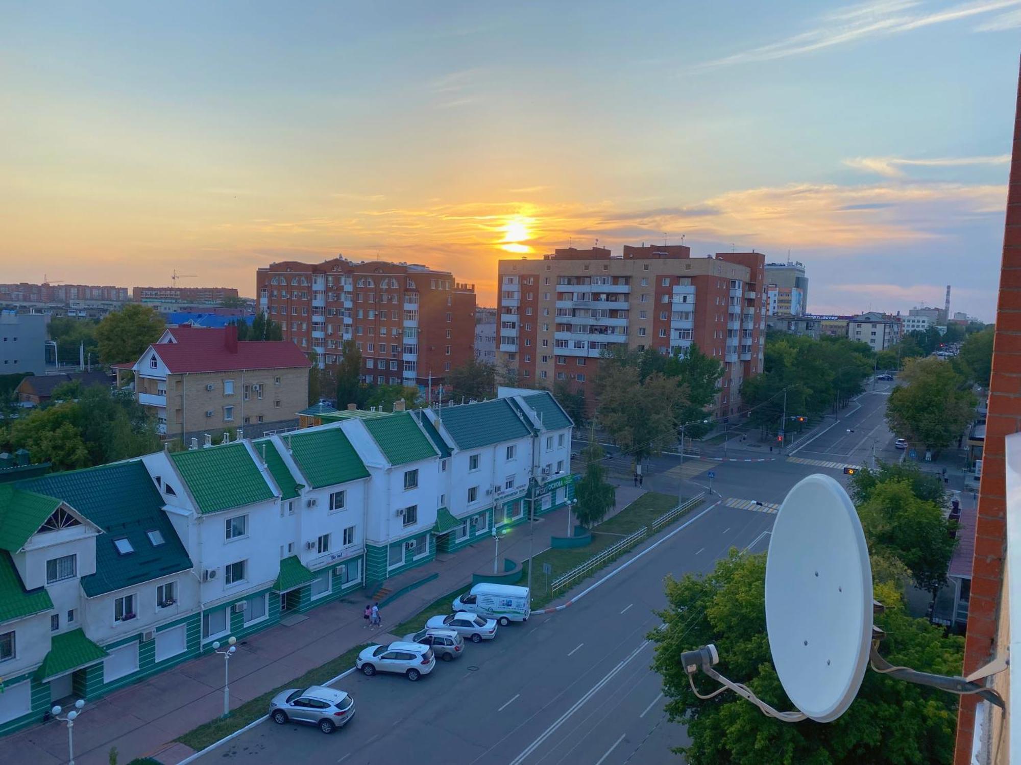Однокомнатная Студия, Центр Города Qostanaj Exteriör bild